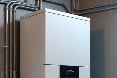 Photo of a residential battery energy storage system unit